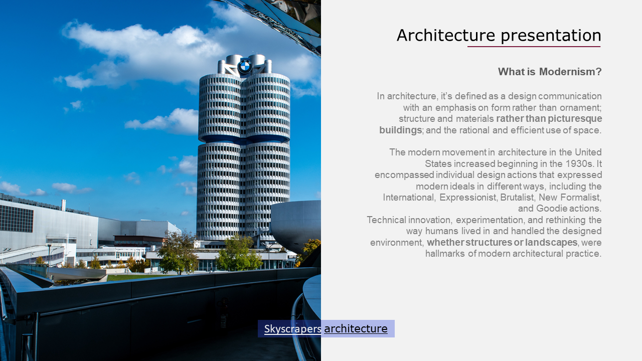 architecture presentation template